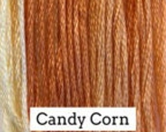 Classic Colorworks, Candy Corn, CCT-173, 5 YARD Skein, Hand Dyed Cotton, Embroidery Floss, Counted Cross Stitch, Hand Embroidery Thread