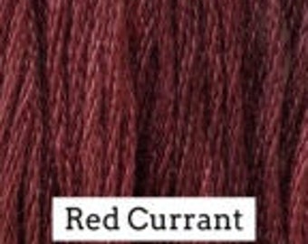 Classic Colorworks, Red Currant, CCT-182, 5 YARD Skein, Hand Dyed Cotton, Embroidery Floss, Counted Cross Stitch, Hand Embroidery Thread