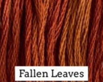 Classic Colorworks, Fallen Leaves, CCT-067, 5 YARD Skein, Hand Dyed Cotton, Embroidery Floss, Counted Cross Stitch, Hand Embroidery