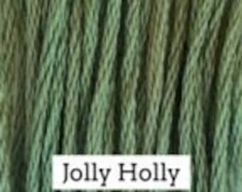 Classic Colorworks, Jolly Holly, CCT-159, 5 YARD Skein, Hand Dyed Cotton, Embroidery Floss, Counted Cross Stitch, Hand Embroidery Thread