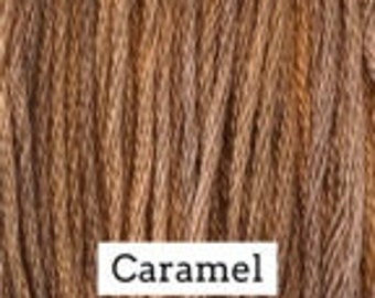 Classic Colorworks, Caramel, CCT-234, 5 YARD Skein, Hand Dyed Cotton, Embroidery Floss, Counted Cross Stitch, Embroidery Thread