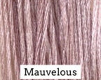 Classic Colorworks, Mauvelous, CCT-201, 5 YARD Skein, Hand Dyed Cotton, Embroidery Floss, Cross Stitch, Hand Embroidery Thread