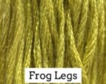 Classic Colorworks, Frog Legs, CCT-211, 5 YARD Skein, Hand Dyed Cotton, Embroidery Floss, Counted Cross Stitch, Embroidery Thread