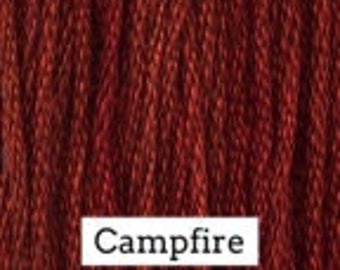 Classic Colorworks, Campfire, CCT-253, 5 YARD Skein, Hand Dyed Cotton, Embroidery Floss, Cross Stitch, Hand Embroidery Thread