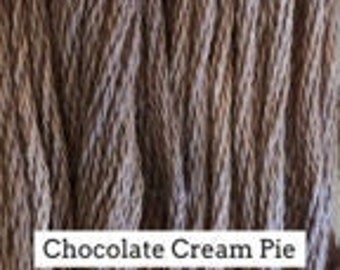 Classic Colorworks, Chocolate Cream Pie, CCT-009, 5 YARD Skein, Hand Dyed Cotton, Embroidery Floss, Counted Cross Stitch, Embroidery Thread