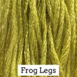 Classic Colorworks, Frog Legs, CCT-211, 5 YARD Skein, Hand Dyed Cotton, Embroidery Floss, Counted Cross Stitch, Embroidery Thread
