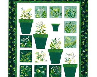 Quilt Pattern, Patio Garden, Pieced Design, Northcott Studio, Luscious Fabric Line, Kris Holderness Designs, PATTERN ONLY