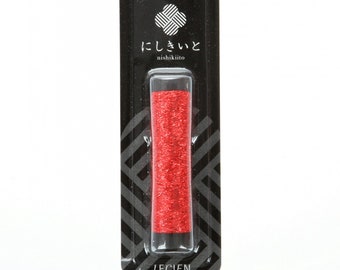 Cosmo, Cosmo Nishikiito, Red Metallic Floss, Metallic Embroidery Floss, 77-E29, Embroidery Floss, Metallic Thread, Cross Stitch Floss