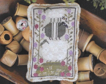 Counted Cross Stitch Pattern, Sheep Heap, Farm Animal, Spring Sheep, Cross Stitch Sheep, Ewe, Barn Animal, Plum Street Sampler, PATTERN ONLY