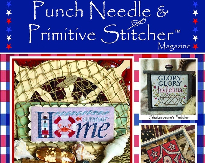 Preorder, Magazine, Punch Needle & Primitive Stitcher, Summer Issue