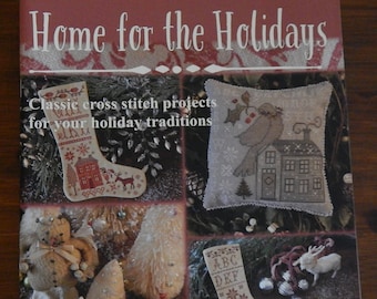 Softcover Book, Home for the Holidays, Christmas Decor, French Country, Primitive Decor, Rustic Decor, Home Decor, Blackbird Designs