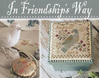Softcover Book, In Friendship's Way, Honeycomb, Berries, Birds, French Country, Primitive Decor, Rustic Decor, Home Decor, Blackbird Designs