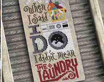 Counted Cross Stitch Pattern, To Have and to Fold, Bowl Filler, Pillow Ornament, Laundry Room Decor, Silver Creek Samplers, PATTERN ONLY