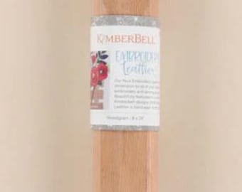 Woodgrain Embroidery Leather, Woodgrain Leather, Faux Leather, Kimberbell