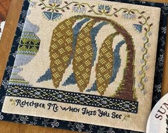 Counted Cross Stitch Pattern, Remember Me, Mourning Sampler, Tribute Remembrance, Summer House Stitche Workes, PATTERN ONLY