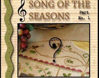 MYSTERY Sampler, Song of the Seasons, Counted Cross Stitch, Cross Stitch Sampler, Little House Needleworks, PATTERN ONLY