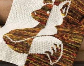 Softcover Book, Woodland Crochet Blankets, Afghans, Whimsical Designs, Lap Blankets, Christine Naugle, Fox, Squirrel, Owl, Annie's Crochet