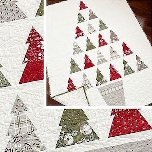 Quilt Pattern, Oh Christmas Tree, Cottage Decor, Pieced Quilt, Wall Hanging, Lap Quilt, Christmas Decor, The Pattern Basket, PATTERN ONLY