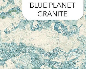 Quilt Fabric, Blue Planet, Granite, Stonehenge, Blender, Gradations, 100% Cotton, Quilter Cotton, Premium Cotton, Northcott, 39304-48