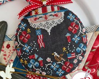 Counted Cross Stitch Pattern, Hey Sam, Patriotic Decor, Uncle Sam, American Eagle, Hands On Design, PATTERN ONLY