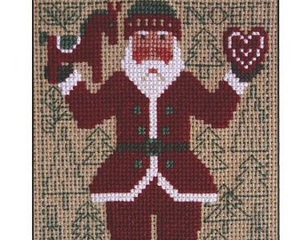 Counted Cross Stitch, 2024 Santa, Christmas Decor, Father Christmas, The Prairie Schooler,  PATTERN ONLY