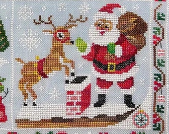 Counted Cross Stitch Pattern, The Night Before Christmas, Mystery Series, Christmas Decor, Festive Motifs, Tiny Modernist, PATTERN SET ONLY