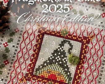 Counted Cross Stitch Pattern, Fragments in Time 2025, Christmas Edition, Gingerbread House, Snow, Summer House Stitche Workes, PATTERN ONLY