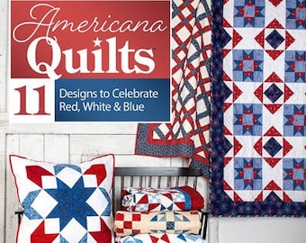 Softcover Book, Americana Quilts, Scrap Quilts, Bed Quilts, Lap Quilts, Wallhanging, Patriotic Quilts, Americana Decor, Annie's Quilting