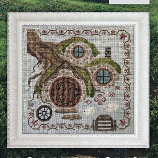 Counted Cross Stitch, Fabulous House Series, Hobbit, Cottage, Green House, Castle, Santa’s House, Cottage Garden Samplings, PATTERN ONLY