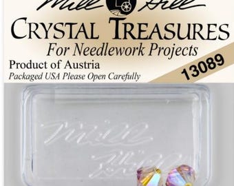 Light Colorado Topaz Beads, Embellishment Notion, Iridescent, 6mm, Cross Stitch, Sewing, DIY Crafts, Crystal Treasures 13089