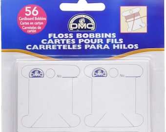 DMC Cardboard Floss Bobbins, Floss Bobbins, Thread Holder, Floss Holder, Bobbins, Thread Bobbins, DMC, Organizer, Floss Holder