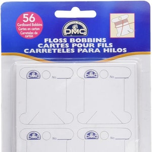 Cartonnage DMC, bobines de fil dentaire, bobines de fil dentaire, porte-fil, porte-fil, canettes, bobines de fil, DMC, organiseur, porte-fil