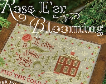 Counted Cross Stitch, Rose E'er Blooming, Christmas Carol, Winter Decor, Cross Stitch Pattern, Summer House Stitches Workes, PATTERN ONLY