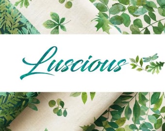 Quilt Fabric, Luscious, Dragonflies, Ferns, Nature, Garden Decor, Patio Garden Quilt Kit, Northcott Fabrics, FABRIC or KIT