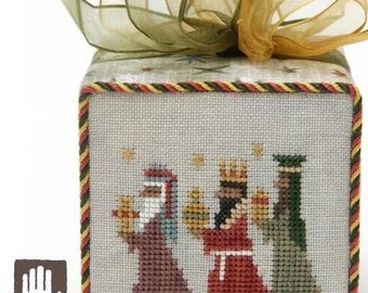 Counted Cross Stitch Pattern, Nativity Frill, Christmas Decor, Nativity, Inspirational, Heart in Hand, PATTERN ONLY