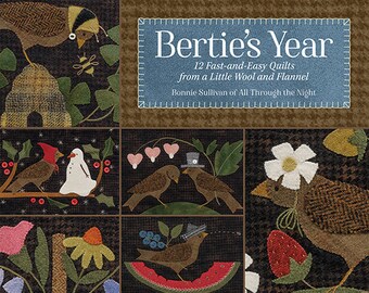 All Through the Night Wool Applique Let Your Heart Sing Wool Pillow Kit...designed by Bonnie Sullivan