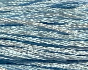 Weeks Dye Works, Morris Blue, WDW-2109, 5 YARD Skein, Hand Dyed Cotton, Embroidery Floss, Counted Cross Stitch, Hand Embroidery, PunchNeedle