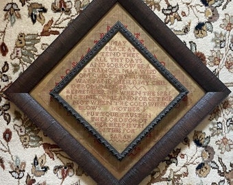 Counted Cross Stitch Pattern, This For Sarah, Antique Reproduction Sampler, Inspirational Sampler, Needlework Press, PATTERN ONLY