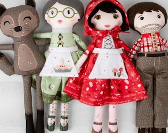Machine Embroidery, Red Riding Hood, In the Hoop Embroidery, USB Machine Embroidery, Jennifer Long, Sew a Story, Riley Blake