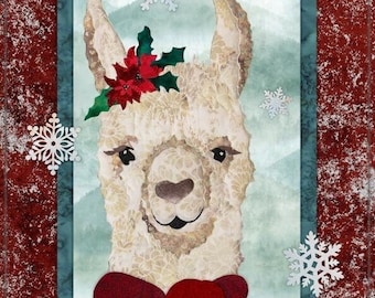 Quilt Pattern,  Holiday Alejandro, Llama, Winter Decor, Holiday Decor, Pine Needles, McKenna Ryan, Hoffman California, PATTERN OR KIT