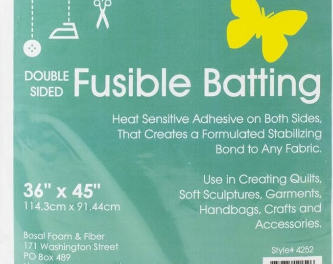 Fusible Batting, Double Sided Fusible Batting, Quilt Batting, Craft Batting, Sewing Accessory