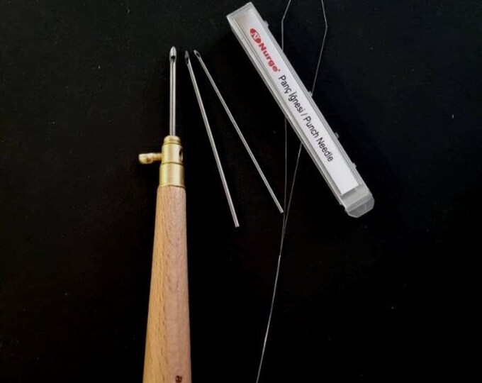 Nurge Punch Needle, Nurge Punchneedle, Wood Punch Needle, Embroidery