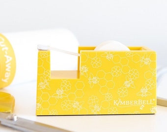 Kimberbell, Paper Tape Dispenser, Tape Dispenser, Bees, Beehives, Paper Tape, Tape Organizer, Embroidery Tape Dispenser, Kimberbell