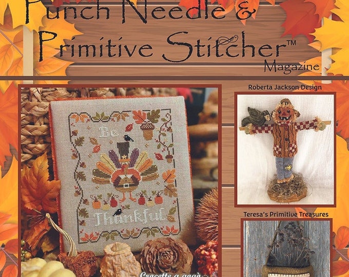 Preorder, Punch Needle & Primitive Stitcher, Fall 2023, Punch Needle