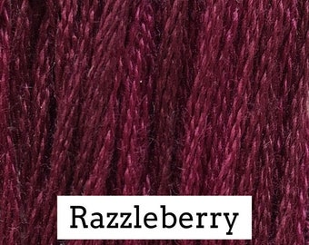 Classic Colorworks, Razzleberry, CCT-161, 5 YARD Skein, Hand Dyed Cotton, Embroidery Floss, Counted Cross Stitch, Embroidery Thread