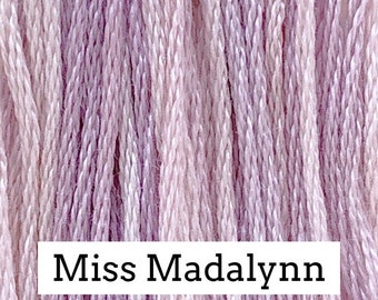 Classic Colorworks, Miss Madalynn, CCT-134, 5 YARD Skein, Hand Dyed Cotton, Embroidery Floss, Counted Cross Stitch, Embroidery Thread