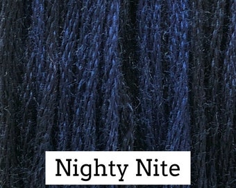 Classic Colorworks, Nighty Night, CCT-160, 5 YARD Skein, Hand Dyed Cotton, Embroidery Floss, Counted Cross Stitch, Hand Embroidery