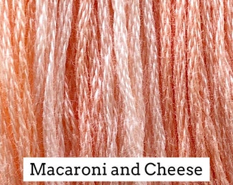 Classic Colorworks, Macaroni and Cheese, CCT-100, 5 YARD Skein, Hand Dyed Cotton, Embroidery Floss, Counted Cross Stitch, Hand Embroidery