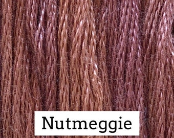 Classic Colorworks, Nutmeggie, CCT-108, YARD Skein, Hand Dyed Cotton, Embroidery Floss, Counted Cross Stitch, Hand Embroidery Thread