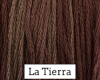 Classic Colorworks, La Tierra, CCT-084, 5 YARD Skein, Hand Dyed Cotton, Embroidery Floss, Counted Cross Stitch, Hand Embroidery